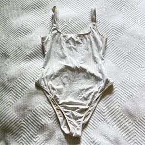 Aerie Ribbed Cheeky One-Piece Swimsuit